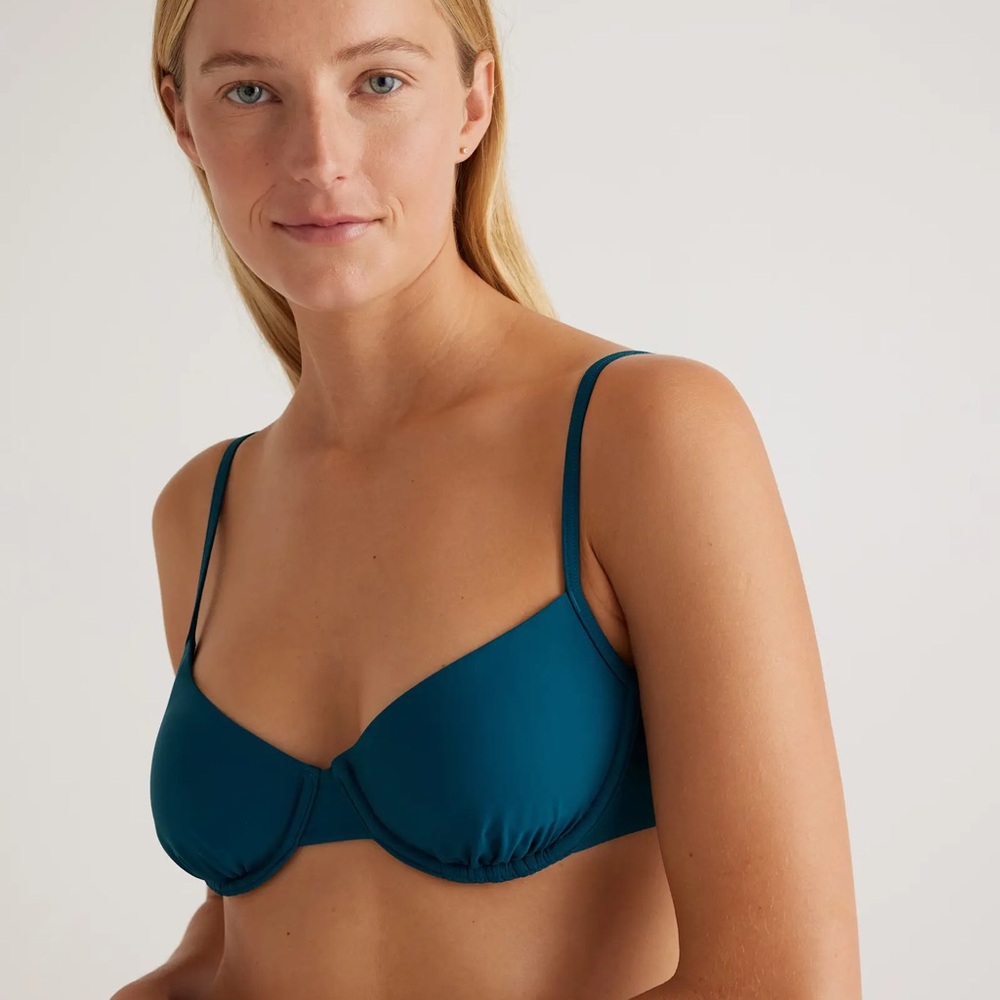 Quince Teal Swim Top